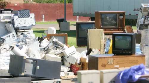 Office recycling bins and waste management